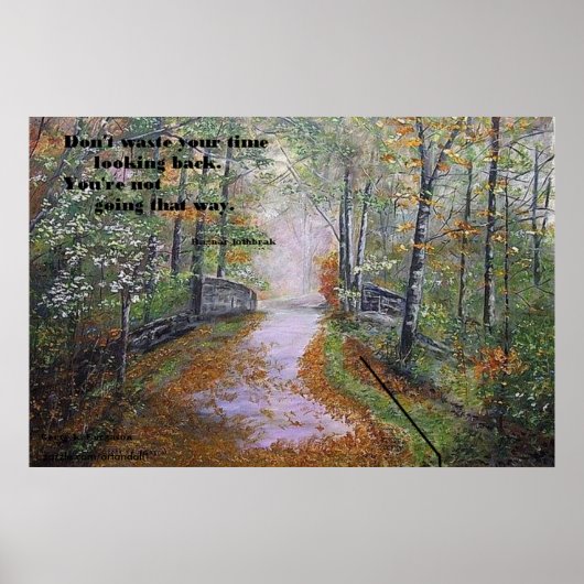 VERSCHWENDEN SIE IHRE ZEIT NICHT MIT DEM BLICK AUF POSTER (Vorne)