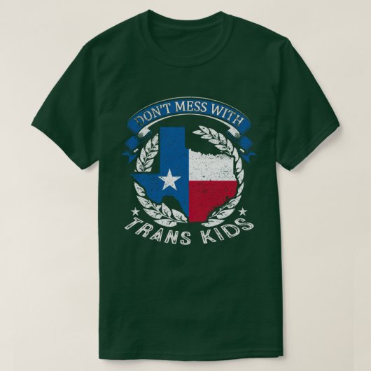 Verschwenden Sie sich nicht mit Trans Kids Texas s T-Shirt (Design vorne)