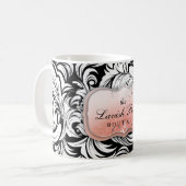 Verschwenderische Tasse des Pfirsich-311 (Vorderseite Links)