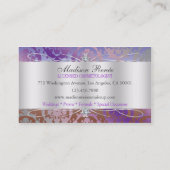 Verschwenderischer Visitenkarte (Rückseite)