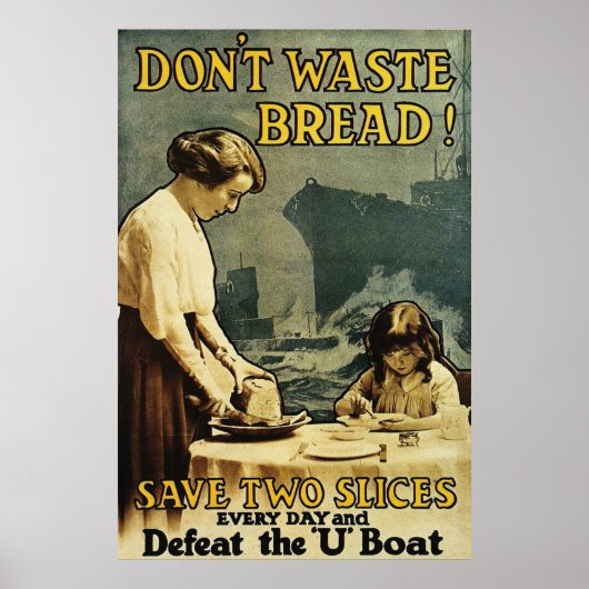 Verschwendet kein Brot Poster (Vorne)