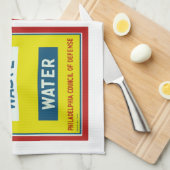 Verschwendet kein Wasser Handtuch (Viertel Falte)