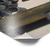 Verschwendete Messing und zerfallene Links Fotodruck (Ecke)