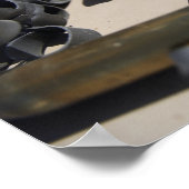 Verschwendete Messing und zerfallene Links Poster (Ecke)