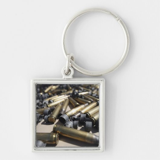 Verschwendete Messing und zerfallene Links Schlüsselanhänger (Vorne)