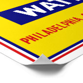 Verschwendung von Wasser — WPA Poster (Ecke)