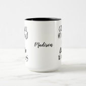 "Verschwinde aus meinem Kopf" individuelle Name-Ta Tasse (Zentrum)