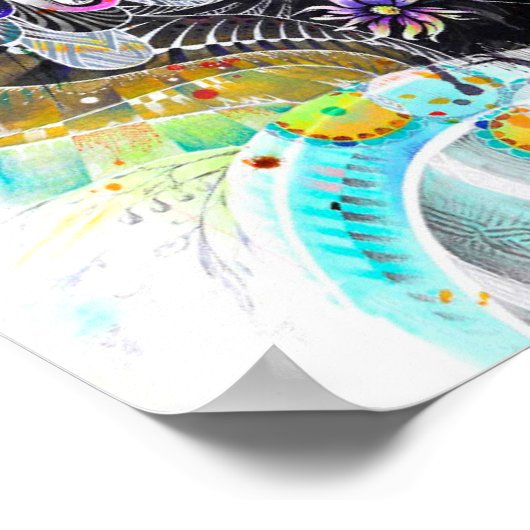 Verschwinde. Poster (Ecke)