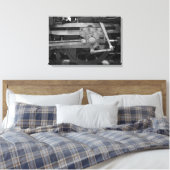 Verschwinden der Blues Leinwanddruck (Insitu (Schlafzimmer))