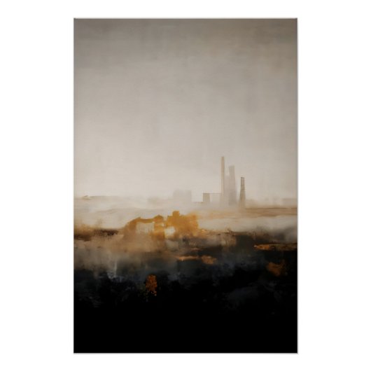 Verschwinden des Horizonts Poster (Vorderseite)