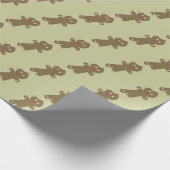 Verschwinden des Lebkuchenmannes Geschenkpapier (Ecke)