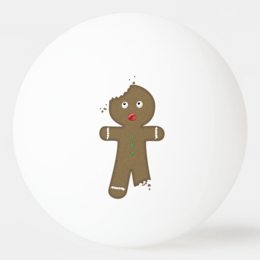 Verschwinden des Lebkuchenmannes Tischtennisball (Vorderseite)