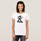 Verschwinden des Squatchins auf ein Ziel T-Shirt (Vorne ganz)