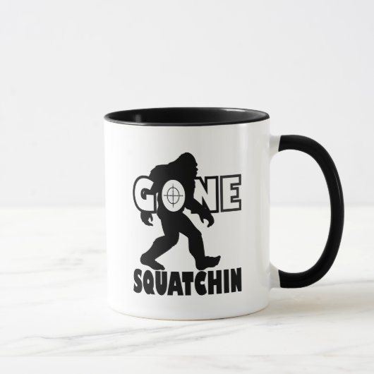 Verschwinden des Squatchins auf ein Ziel Tasse (Rechts)