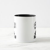 Verschwinden des Squatchins auf ein Ziel Tasse (Zentrum)