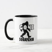 Verschwinden des Squatchins auf ein Ziel Tasse (Links)