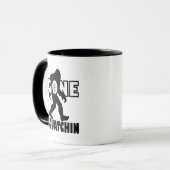 Verschwinden des Squatchins auf ein Ziel Tasse (Vorderseite Links)
