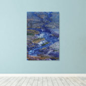 Verschwinden Leinwanddruck (Insitu (Holzboden))