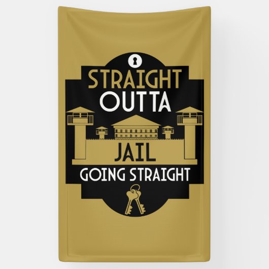 Verschwinden Sie aus dem Gefängnis Banner (Vertikal)