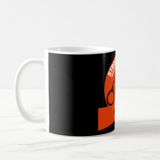 Verschwinden Sie aus dem Gefängnis Kaffeetasse (Links)