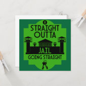 Verschwinden Sie aus dem Gefängnis Karte (Vorderseite/Rückseite Beispiel)