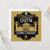 Verschwinden Sie aus dem Gefängnis Karte (Vorderseite/Rückseite Beispiel)