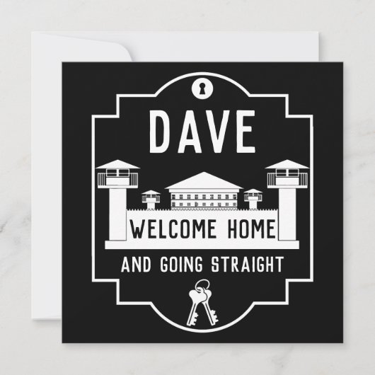 Verschwinden Sie aus dem Gefängnis Karte (Vorderseite)