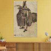 Verschwinden über Umhang und Hut Leinwanddruck (Insitu (Wohnzimmer))