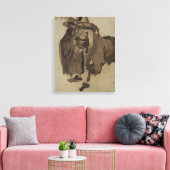 Verschwinden über Umhang und Hut Leinwanddruck (Insitu (Wohnzimmer))