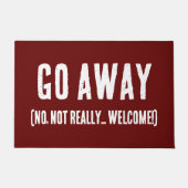 Verschwinden - Willkommenstor Fußmatte (Vorderseite)