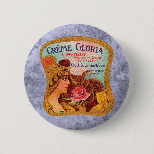 Verschwindende Haut-Creme Vintage Creme-Gloria Button