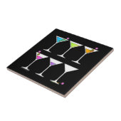 Verschwindende Martinis Untersetzer T (Seite)