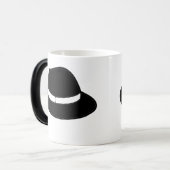 Verschwindene Blackhat Kaffee-Tasse Verwandlungstasse (Vorderseite Links)