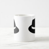 Verschwindene Blackhat Kaffee-Tasse Verwandlungstasse (Mittel)