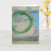 Verschwindene Form Karte (Gelbe Blume)