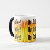 Verschwindene heiße Kaffee-Tasse Verwandlungstasse (Vorderseite Links)