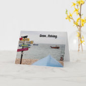 Verschwindet...... Fischerei. Karte (Gelbe Blume)