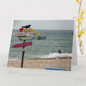 Verschwindet...... Fischerei. Karte (Gelbe Blume)