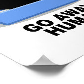 Verschwindet von den Menschen, die Niedliche schwa Poster (Ecke)