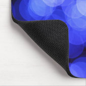 Verschwommene blaue Lichter-Mauspad Mousepad (Ecke)