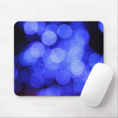 Verschwommene blaue Lichter-Mauspad Mousepad (Mit Mouse)