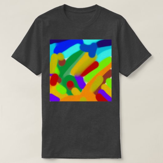 verschwommene Linien T-Shirt (Design vorne)