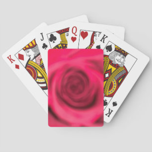 verschwommene Rose Spielkarten