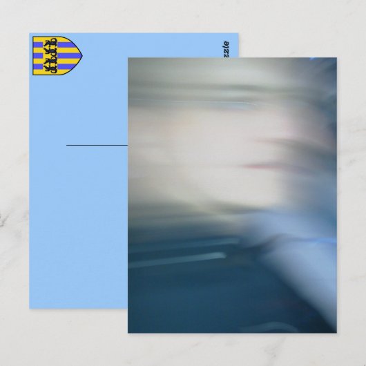 verschwommenes Sehen Postkarte (Vorne/Hinten)