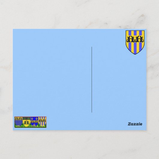 verschwommenes Sehen Postkarte (Rückseite)