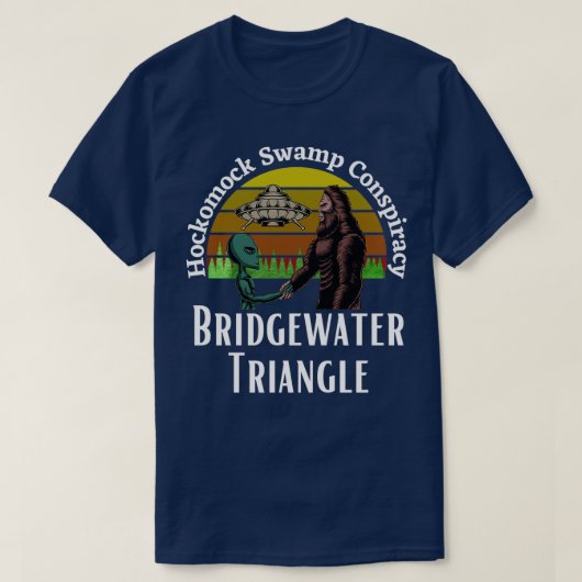 Verschwörung des Bridgewater-Dreiecks T-Shirt (Design vorne)
