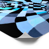 Verschwörung im Schachbrettstil Poster (Ecke)