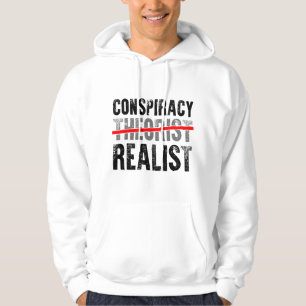 Verschwörung Realist Verschwörungstheorie Außerird Hoodie
