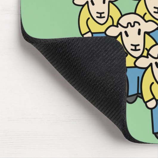 Verschwörung Theoretiker = non-sheeple Mousepad (Ecke)