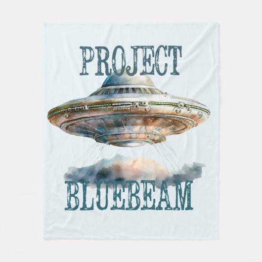 Verschwörung UFO Fleece Blanket (Vorderseite)